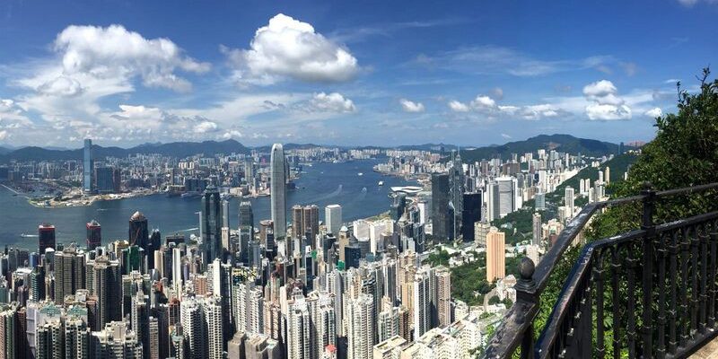 Quang cảnh Hồng Kông từ góc nhìn tại Núi Thái Bình